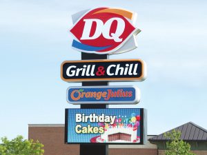 0092 Dairy Queen Bendsen Sign  Graphics W 19mm 80x176 Bloomington IL 101718 1 300x225 Cabinet Signs