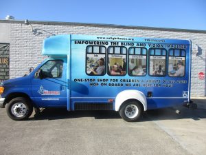 van bus wrap vehicle vinyl outdoor full 300x225 Bus Wraps